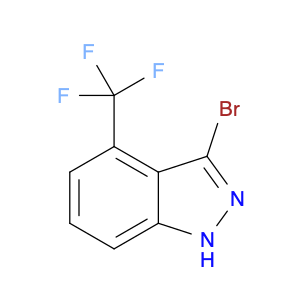 1H-Indazole, 3-bromo-4-(trifluoromethyl)-