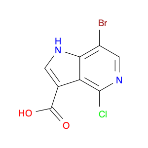 1H-Pyrrolo[3,2-c]pyridine-3-carboxylic acid, 7-bromo-4-chloro-