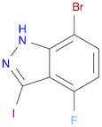 1H-Indazole, 7-bromo-4-fluoro-3-iodo-