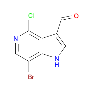 1H-Pyrrolo[3,2-c]pyridine-3-carboxaldehyde, 7-bromo-4-chloro-