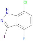 1H-Indazole, 7-chloro-4-fluoro-3-iodo-