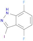 1H-Indazole, 4,7-difluoro-3-iodo-