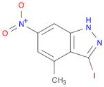 1H-Indazole, 3-iodo-4-methyl-6-nitro-