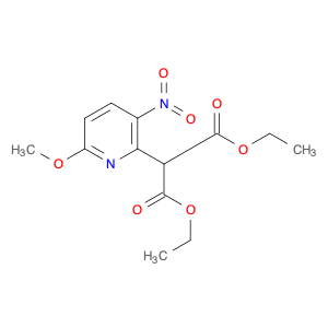 Propanedioic acid, 2-(6-methoxy-3-nitro-2-pyridinyl)-, 1,3-diethyl ester