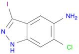 1H-Indazol-5-amine, 6-chloro-3-iodo-