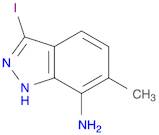 1H-Indazol-7-amine, 3-iodo-6-methyl-