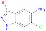 1H-Indazol-5-amine, 3-bromo-6-chloro-