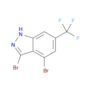 1H-Indazole, 3,4-dibromo-6-(trifluoromethyl)-