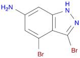 1H-Indazol-6-amine, 3,4-dibromo-