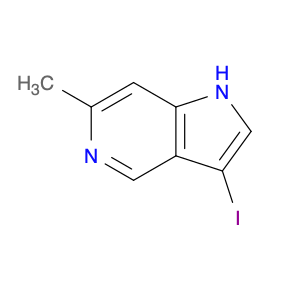 1H-Pyrrolo[3,2-c]pyridine, 3-iodo-6-methyl-