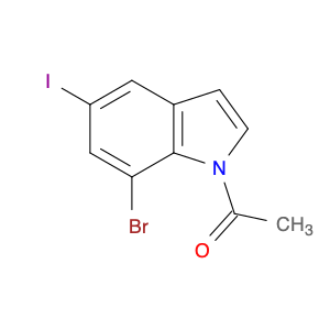 Ethanone, 1-(7-bromo-5-iodo-1H-indol-1-yl)-