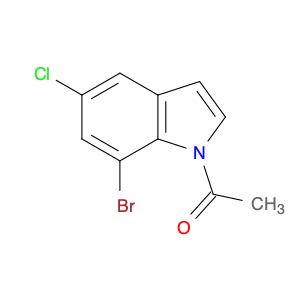 Ethanone, 1-(7-bromo-5-chloro-1H-indol-1-yl)-