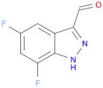 1H-Indazole-3-carboxaldehyde, 5,7-difluoro-