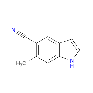 1H-Indole-5-carbonitrile, 6-methyl-