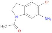 Ethanone, 1-(6-amino-5-bromo-2,3-dihydro-1H-indol-1-yl)-