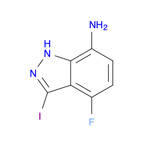 1H-Indazol-7-amine, 4-fluoro-3-iodo-