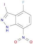 1H-Indazole, 4-fluoro-3-iodo-7-nitro-