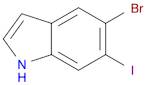 1H-Indole, 5-bromo-6-iodo-