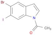 Ethanone, 1-(5-bromo-6-iodo-1H-indol-1-yl)-