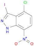 1H-Indazole, 4-chloro-3-iodo-7-nitro-