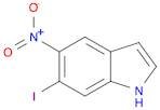 1H-Indole, 6-iodo-5-nitro-