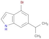 1H-Indole, 4-broMo-6-(1-Methylethyl)-