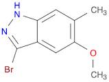 1H-Indazole, 3-bromo-5-methoxy-6-methyl-