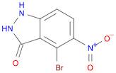 3H-Indazol-3-one, 4-bromo-1,2-dihydro-5-nitro-