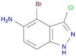 1H-Indazol-5-amine, 4-bromo-3-chloro-