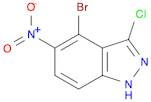 1H-Indazole, 4-bromo-3-chloro-5-nitro-