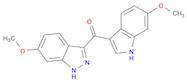 Methanone, (6-methoxy-1H-indazol-3-yl)(6-methoxy-1H-indol-3-yl)-