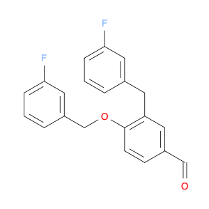 Benzaldehyde, 4-[(3-fluorophenyl)methoxy]-3-[(3-fluorophenyl)methyl]-