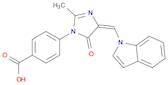 Benzoic acid, 4-[4,5-dihydro-4-(1H-indolylmethylene)-4,5-dihydro-2-methyl-5-oxo-1H-imidazol-1-yl]-…