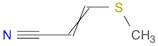 2-Propenenitrile, 3-(methylthio)-