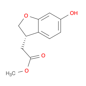 3-Benzofuranacetic acid, 2,3-dihydro-6-hydroxy-, methyl ester, (3S)-