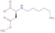 Aspartic acid, N-hexyl-, 4-methyl ester