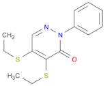 3(2H)-Pyridazinone, 4,5-bis(ethylthio)-2-phenyl-