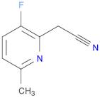 2-Pyridineacetonitrile, 3-fluoro-6-methyl-