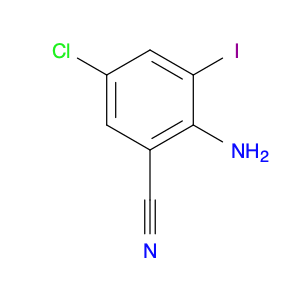 Benzonitrile, 2-amino-5-chloro-3-iodo-