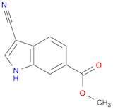 1H-Indole-6-carboxylic acid, 3-cyano-, methyl ester