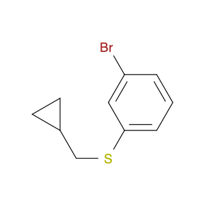 Benzene, 1-bromo-3-[(cyclopropylmethyl)thio]-