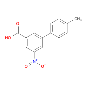 [1,1'-Biphenyl]-3-carboxylic acid, 4'-methyl-5-nitro-