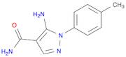 1H-Pyrazole-4-carboxamide, 5-amino-1-(4-methylphenyl)-