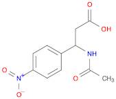 Benzenepropanoic acid, β-(acetylamino)-4-nitro-