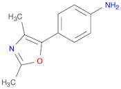 Benzenamine, 4-(2,4-dimethyl-5-oxazolyl)-