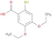 Benzoic acid, 4,5-diethoxy-2-mercapto-