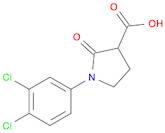 3-Pyrrolidinecarboxylic acid, 1-(3,4-dichlorophenyl)-2-oxo-