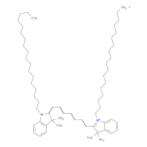 3H-Indolium, 2-[7-(1,3-dihydro-3,3-dimethyl-1-octadecyl-2H-indol-2-ylidene)-1,3,5-heptatrien-1-y...