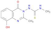 Thiourea, N-(8-hydroxy-2-methyl-4-oxo-3(4H)-quinazolinyl)-N'-methyl-