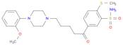 Benzenesulfonamide, 5-[5-[4-(2-methoxyphenyl)-1-piperazinyl]-1-oxopentyl]-2-(methylthio)-